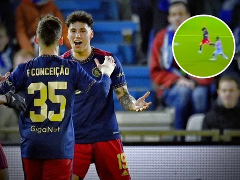 VIDEO | ¡Parecía delantero! Fino gol de Sánchez con Ajax