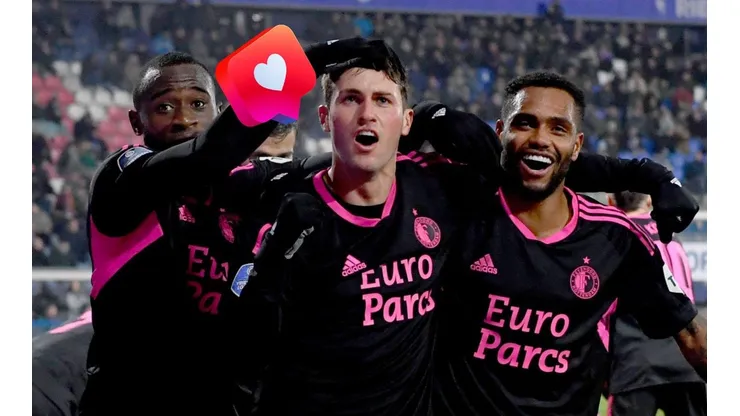 Estrella del Feyenoord se enamora de Santi Giménez