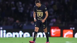 Juan Dinenno en el partido ante Chivas.
