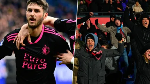 Santi Giménez ya es un ídolo en Países Bajos