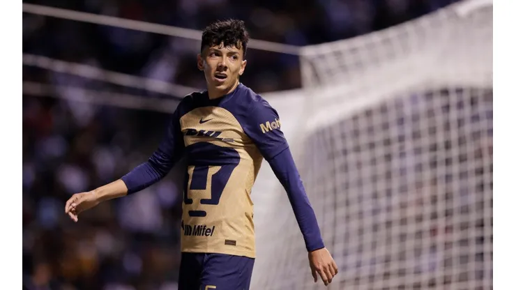 Jorge Ruvalcaba en el último partido ante Puebla.