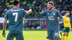 Santi Giménez volvió a convertir con el Feyenoord