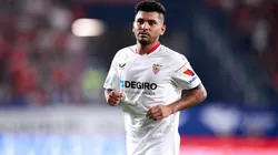 ESP: CA Osasuna v Sevilla FC - La Liga Santander Jose Manuel Corona Tecatito of Sevilla FC looks on during the La Liga S