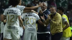 El festejo con Rafael Puente.