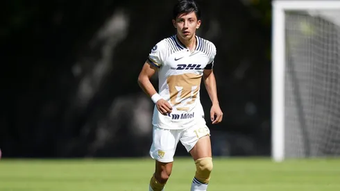 Héctor Ramírez durante un partido con la Sub-20.