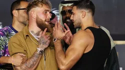 Jake Paul y Tommy Fury debieron ser separados por personal de seguridad tras el face to face