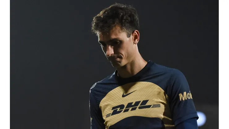 Juan Dinenno se fue en blanco en la derrota ante Santos en el Clausura 2023.