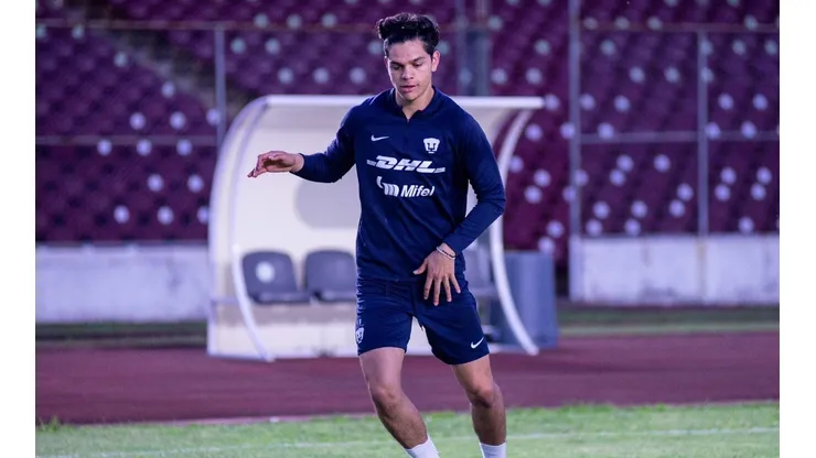 Amaury García en el entrenamiento previo al duelo ante Celaya.