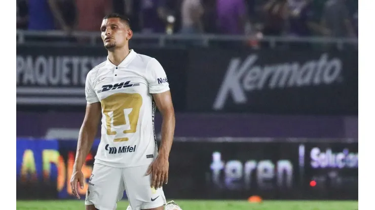 Higor Meritao en su visita al estadio Mazatlán.