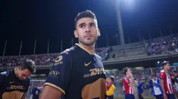 Eduardo Salvio previo al juego ante Chivas.