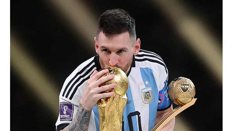 Lionel Messi, campeón del mundo con Argentina.