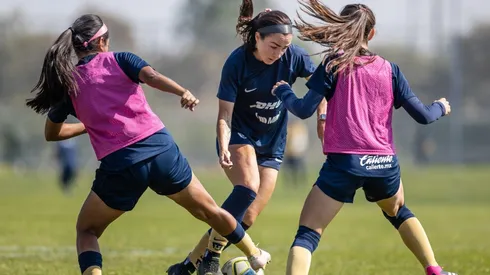 Entrenamiento de Pumas Femenil en Cantera 2.