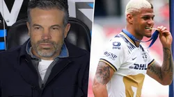 Rafael Puente y José Caicedo en Pumas.