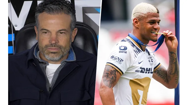 Rafael Puente y José Caicedo en Pumas.