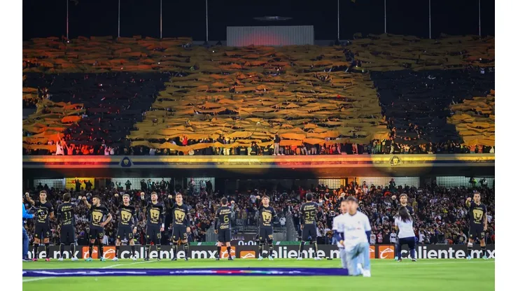 El mosaico de la gente de Pumas en CU.
