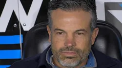 Rafael Puente en el estadio Universitario.