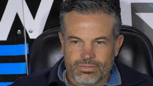 Rafael Puente en el estadio Universitario.