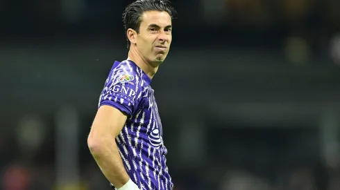 Oscar Jiménez en un partido del torneo Clausura 2023 con el América.