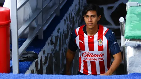 Guadalajara, Jalisco, 20 de marzo de 2022. Jose Juan Macías, durante el partido de la jornada 11 del torneo Grita Mexico Clausura 2022 de la Liga BBVA MX, entre los Rojinegros del Atlas y las Chivas Rayadas del Guadalajara, celebrado en el estadio Jalisco. Foto: Imago7/Alejandra Suárez