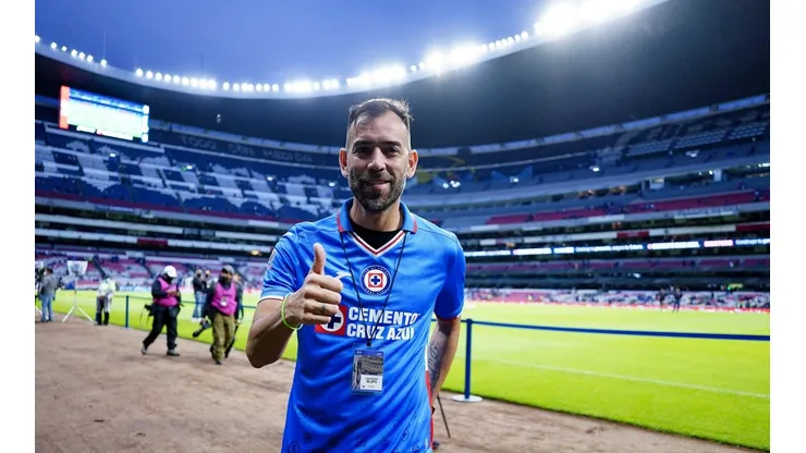 César Delgado en una visita a Cruz Azul en el torneo Apertura 2022.