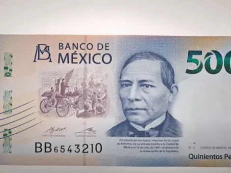 El billete de 500 pesos por el que pagan hasta 300 mil: ¿Cómo es?