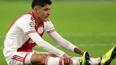 Edson Álvarez en una derrota del Ajax en Champions League.