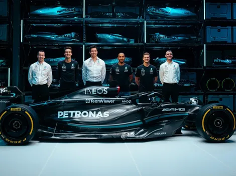 Mercedes presentó el W14 y le mandó un amenazante mensaje a Red Bull y Ferrari