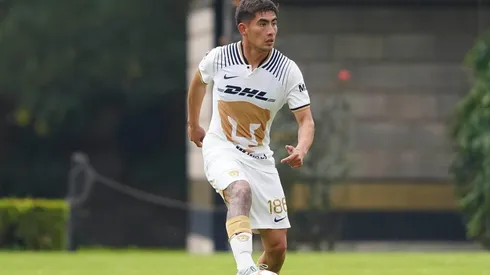 Pablo Monroy durante un partido de la Sub-20 en Cantera.