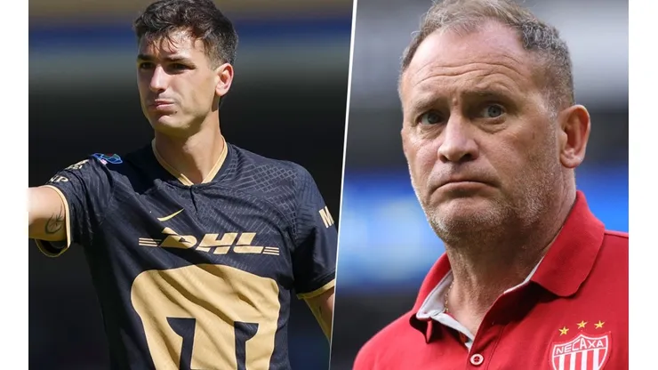 Juan Dinenno y Andrés Lillini con Pumas y Necaxa.