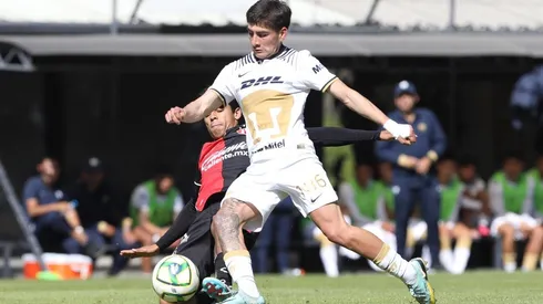 Pablo Monroy durante un partido de la Sub-20.