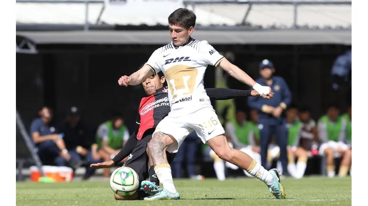 Pablo Monroy durante un partido de la Sub-20.