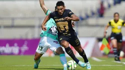 Eduardo Salvio en el último partido que disputó.