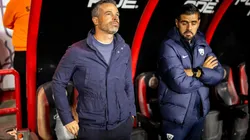 Rafael Puente en el estadio de Tijuana.