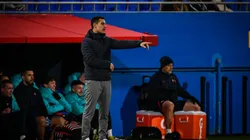 Head Coach Rafa Marquez (Barca Atletic) gestures during Primera Federacion RFEF match between Barca Atletic - Real Union