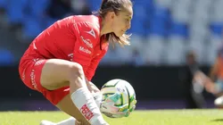 Dayri Hernández, portera de Centellas del Necaxa, cometió un error junto a su defensa y se reabrió un debate (Foto: imago7)