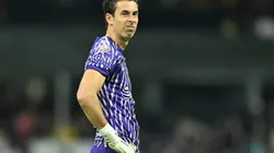 Oscar Jiménez en el partido de América contra Puebla en el Clausura 2023.