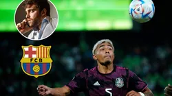 Julián Araujo cerca del Barcelona