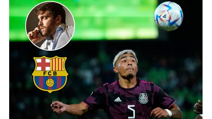 Julián Araujo cerca del Barcelona