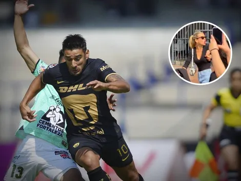 VIDEO | Novia del Toto Salvio se molesta con fans de Pumas