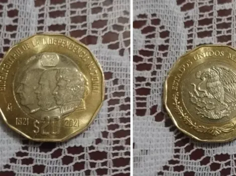 ¿Cómo es la moneda conmemorativa de 20 pesos que se vende en casi medio millón?