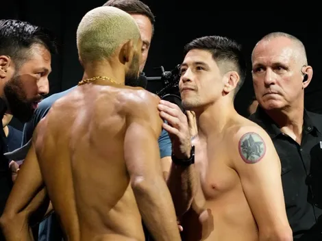 Las incesantes provocaciones de Figueiredo en el cara a cara con Brandon Moreno