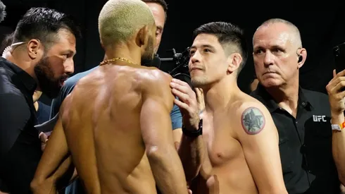 Las incesantes provocaciones de Figueiredo en el cara a cara con Brandon Moreno