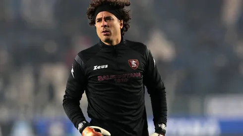 Guillermo Ochoa antes de enfrentar al Atalanta.