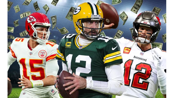 Los jugadores más importantes de la NFL perciben salarios millonarios en 2023