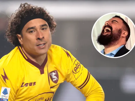 Álvaro Morales trituró a Guillermo Ochoa por la goleada que sufrió Salernitana