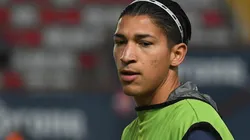 Ángel Zaldívar ya como jugador de Atlético de San Luis en el Clausura 2023.