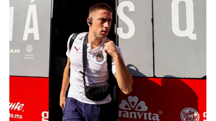 Santiago Ormeño en el Apertura 2022, su primer torneo con Chivas del Guadalajara.