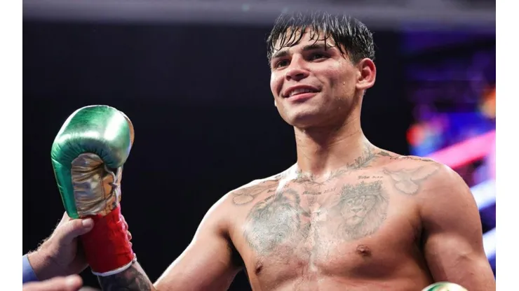 Ryan Garcia y su reacción al cara a cara entre Gervonta Davis y Héctor Luis García.