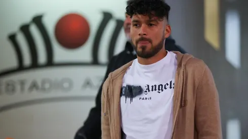 Bruno Valdez antes de salir a su despedida en el estadio Azteca.