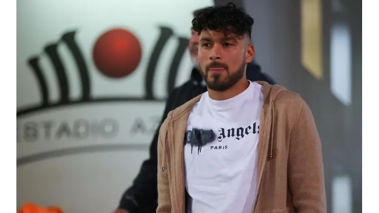 Bruno Valdez antes de salir a su despedida en el estadio Azteca.